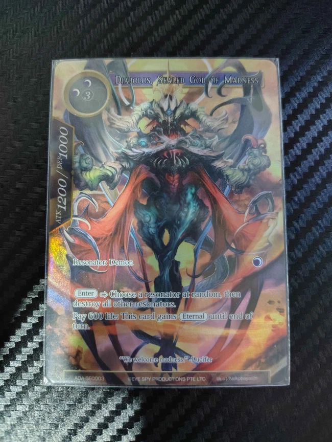 Force of Will - Diabolos, Sealed God of Madness - AOA-SEC003 - Image 2 of 3