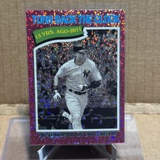 2026 Topps Heritage Chrome Pink Sparkle Refractor Derek Jeter #335 Yankees SP