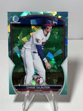 2023 Bowman Sapphire Edition #BCP-103 Chase DeLauter Aqua #/55