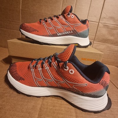 Merrell Damen Moab Flight Wander Trail Laufschuhe UK4 / EU37 - Koralle/Schwarz