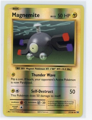 Pokemon TCG - Magnemite 37/108 - Evolutions - Reverse Holo