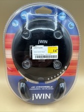 New JWIN JX-CD335SBLK Personal CD Player w Headphones CD-R Compatible 2009