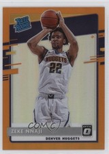 2020 Panini Donruss Optic Rated Rookie Orange Prizm 122/199 Zeke Nnaji #172 1s10