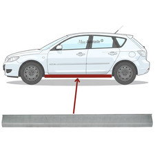 Reparaturblech Schweller links passend für Mazda 3 Baujahr 2003-2009