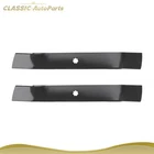 2 Mower Blades For John Deere D100 D105 D110 D120 D125 D130 LA100 LA135 42" Deck