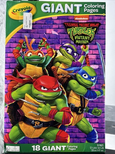 Crayola ???18??? Giant Coloring Pages Teenage Mutant Ninja Turtles Mutant