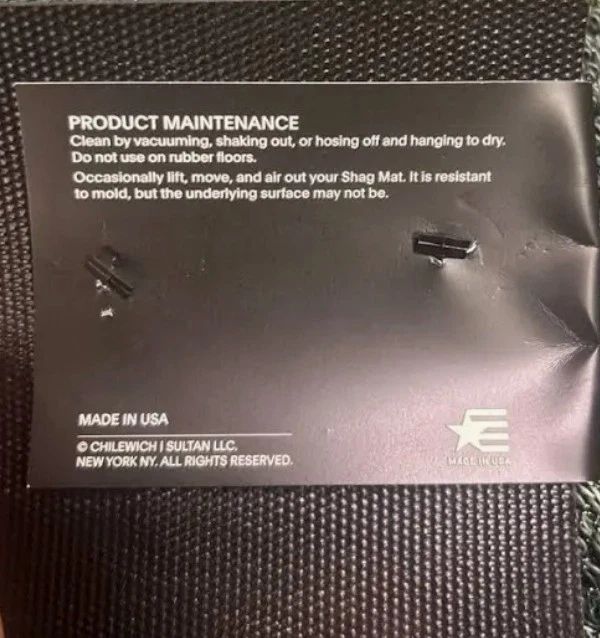 Полиэтиленовый напольный коврик Chilewich Utility Wave Stripe для помещений/улицы 2x3 фута зеленый - Изображение 4 из 4