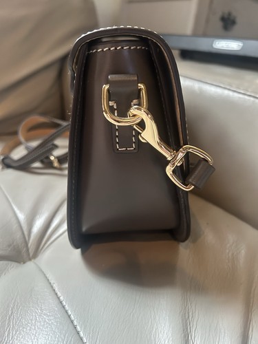 Dooney & Bourke Grey Emerson Saddle Bag - Picture 5 of 18