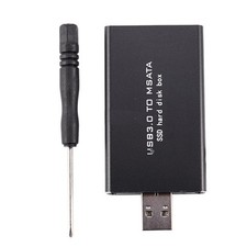 MSATA to USB USB 3.0 to MSATA SSD Hard Disk Adapter M2 SSD External HDD Box E8C9