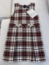 French Toast Girls Plaid Jumper Dress Skirt Set Size 12 NWT Preppy