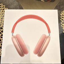 Apple AirPods Max Wireless Over-Ear Headphones Pink/Red with Protective Case