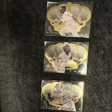 Upper Deck 2000 Black Diamond Triple Diamond MLB 3 Card Lot - Sosa, Thomas