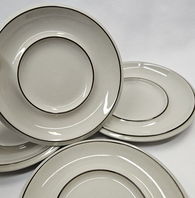 Arabia Finland Fennica Saucer Plate Set Of 4