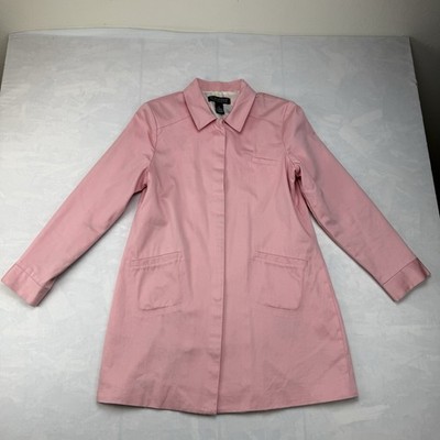 Dialogue Pink Button Front Jacket Coat Women s Size 12