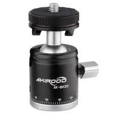 Adapter Panoramic Ballhead 360 ,Mini Camera Tripod Ball Head, with Cold Black