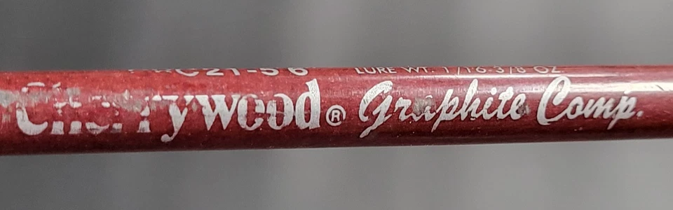 Berkley Cherrywood Graphite, CRC21-5'6" Light Action 1 Piece Spinning Rod, VG - Image 4 of 4