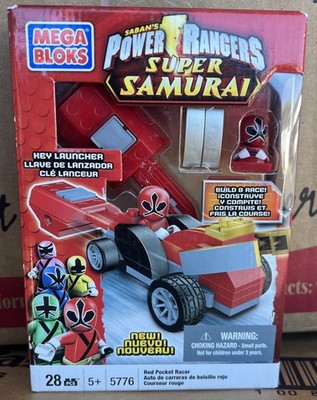 Power Rangers Super Samurai Red Pocket Racer 2012 Mega Bloks 5776 Saban NEW