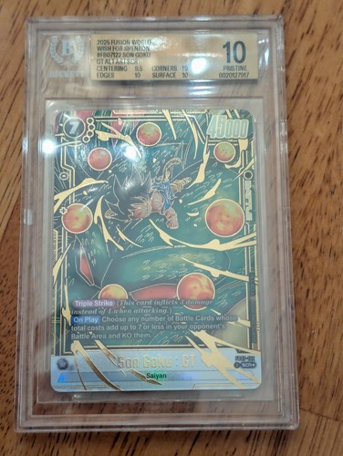 Dragon Ball Super Son Goku : GT Wish For Shenron Alt Art SCR FB07-122 BGS 10