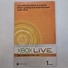Rare Vintage Xbox Live Gold Membership Card One Month - Not Used Collectors Item