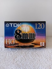 TDK P6-120HG 8mm HG Ultimate 120 Minute Premium Camcorder Video Tapes