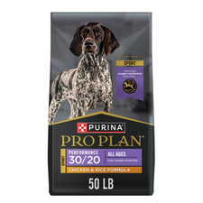 50 Lb, Purina® Pro Plan Sport Performance 30/20 All Life Stages Dry Dog Food - C 1.22 per pound