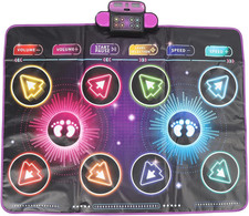 Dance Mat, Double Player Electronic Dance Mat  Kids Adults Toddlers, Interactive