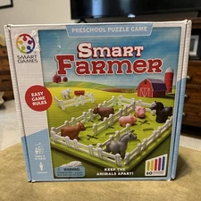 Smart Farmer Preschool Puzzle Game Smart Games - COMPLETE!
