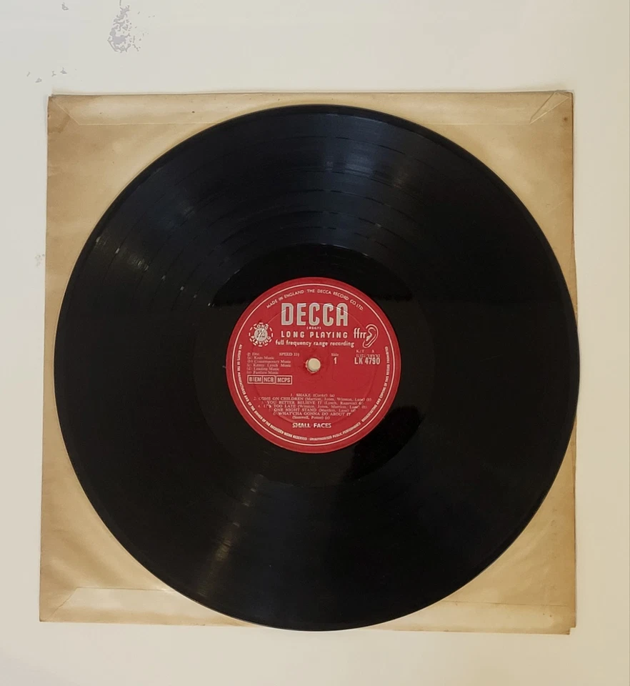 Small Faces - Decca Lp Mono LK 4790  1966 Original  Foto 4 de 4