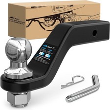 Nilight Forged Trailer Hitch Mount with 2-5/16-Inch Ball Fits 2 Inch Receiver Sq