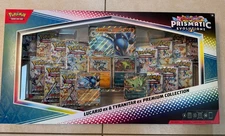 Pokemon Prismatic Evolutions Lucario Ex & Tyranitar Ex Premium Collection