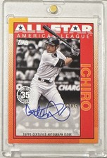 2025 Topps Ichiro Auto /25 Orange 1990 Baseball All Star Autograph Card 90AS-I