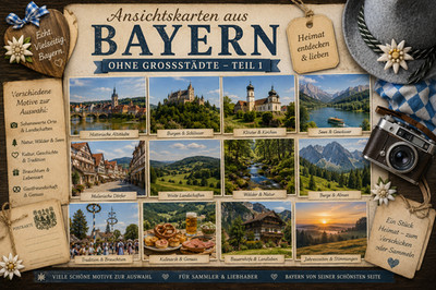 Bayern   kleine Orte & Städte   Karten zur Auswahl Teil 1