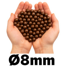 100-1000x Tonkugeln 8 mm | Steinschleuder Munition Zwille Clayballs Sport Kugeln