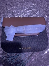 Michael Kors Brown Small Saddle Crossbody NEW