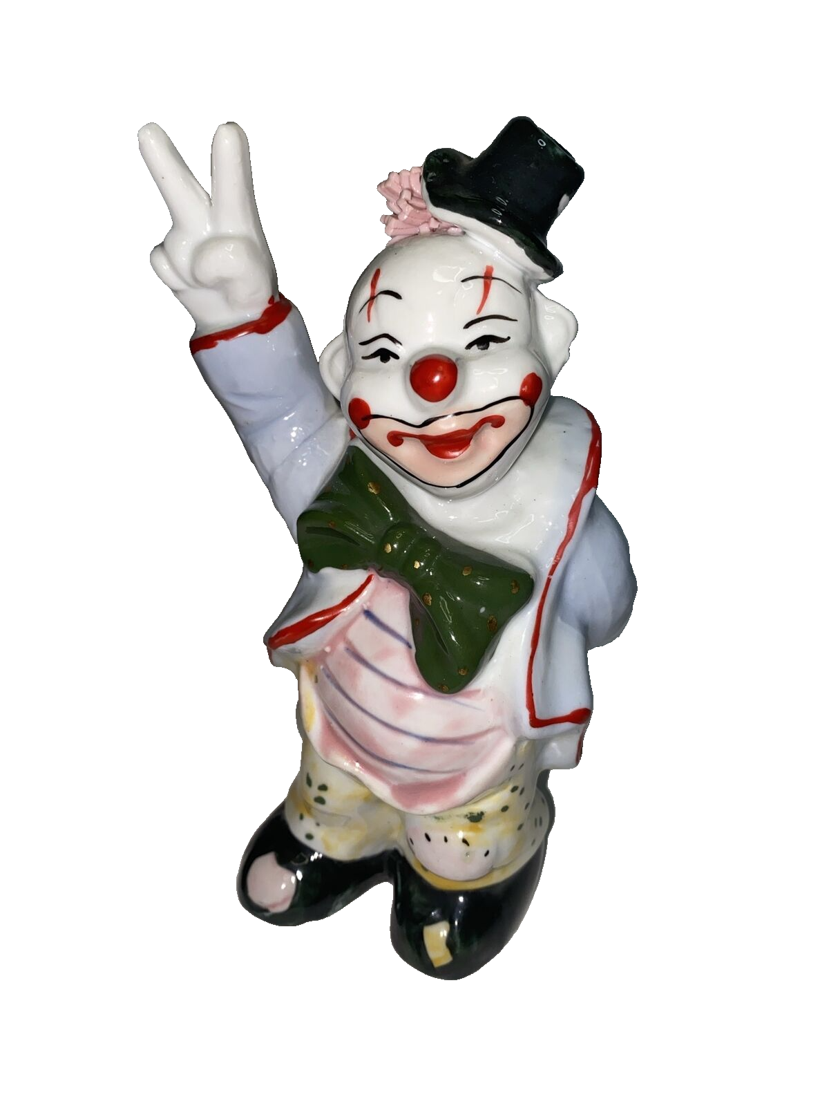 Vintage Hobo Clown Circus Porcelain Doll Collectible