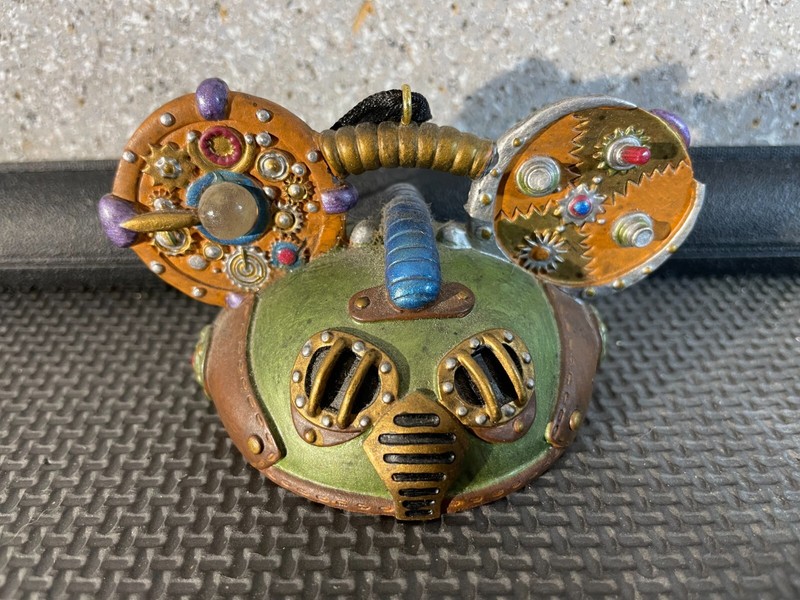 Disney Parks Steampunk Ear Hat Ornament Limited Edition Retired Costa Alavezos