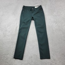 Rag Bone Jeans Womens 25X26 Scarab Green Legging Stretch Skinny Crop