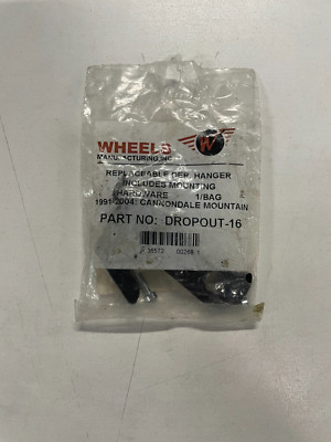 Wheels Manufacturing Derailleur Hanger 16 6061 Aluminum: Black