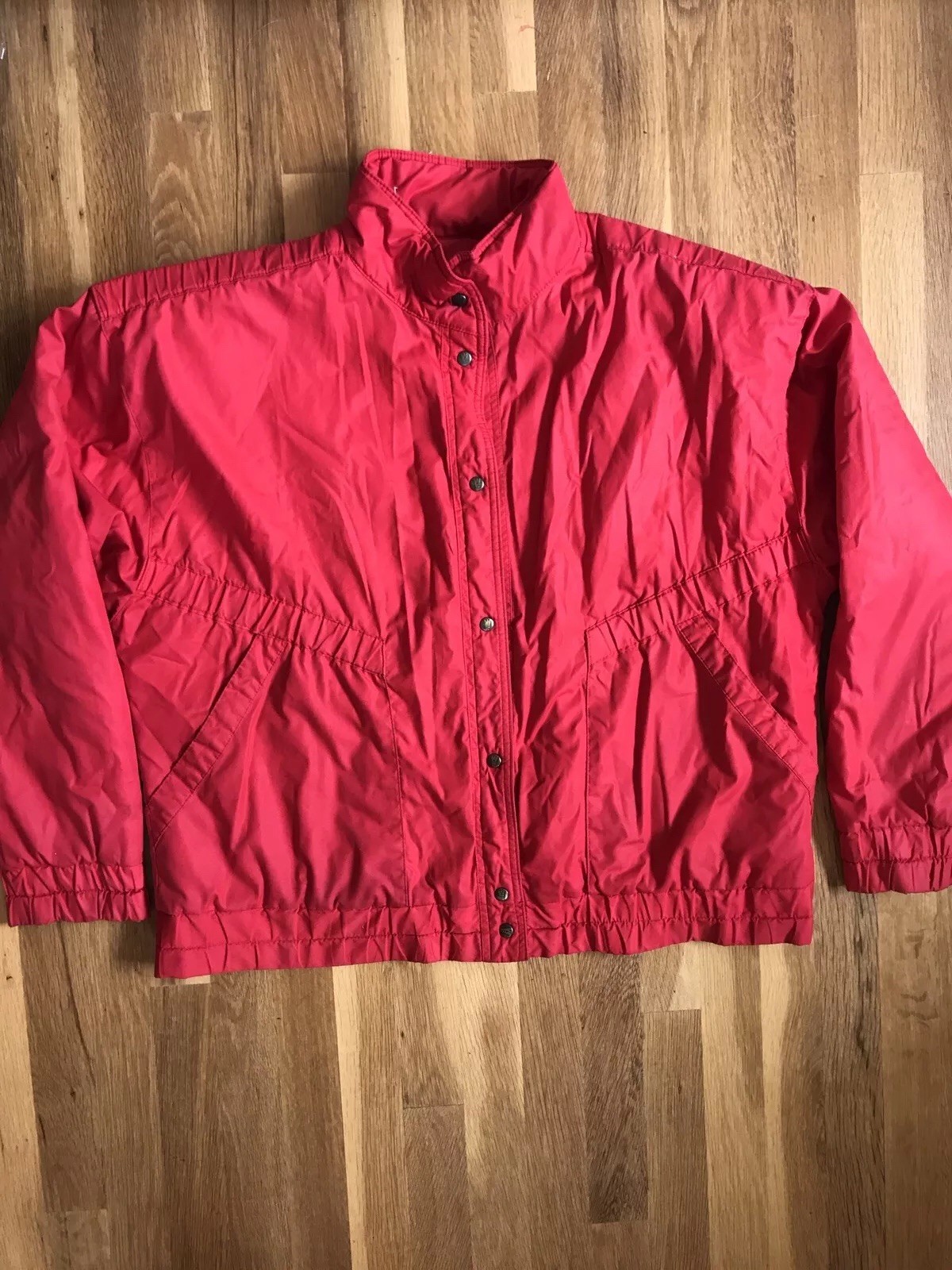 London Fog Winning Edge Vintage 80s Red 