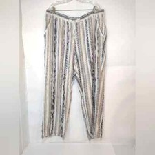 Maurices Womens Plus Linen Blend Pants Size (...