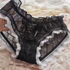 Japanese Sweet Girls Lace Underwear Panties Briefs Sheer Knickers Princess Lady