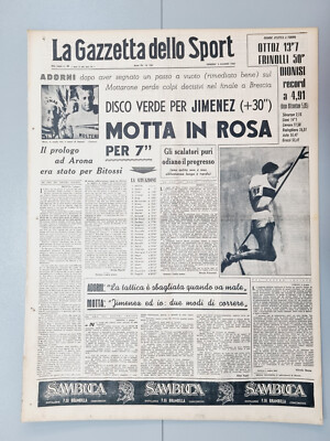 Adesivo Gianni Motta 1966 - Sticker Autocollant Vintage 80s - Original Autriche