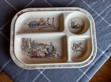 Classic Winnie the Pooh Vintage Selandia Melamine Sectioned Plate