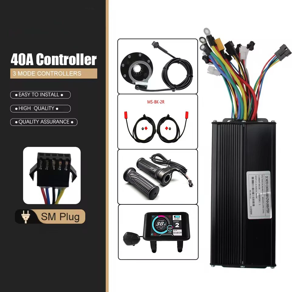 E-bike 40A 3-Mode Sine Wave Controller 36V 48V 1500W 2000W with LCD Display Set - Image 4 of 4