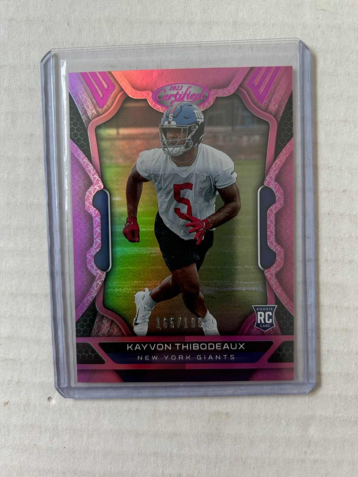 2022 Certified Kayvon Thibodeaux Pink Mirror Rookie RC /199