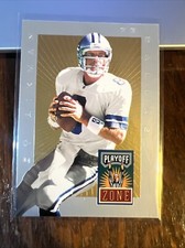 Troy Aikman 1996 Playoff Trophy Contenders Playoff Zone #PZ-1 HOF Dallas Cowboys