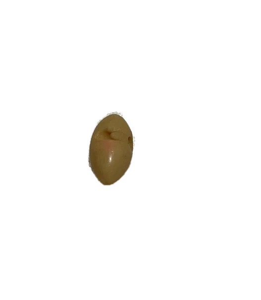 Single Vintage Beige Novelty Button - 1.4 mm x 0.6 mm - Image 4 of 4