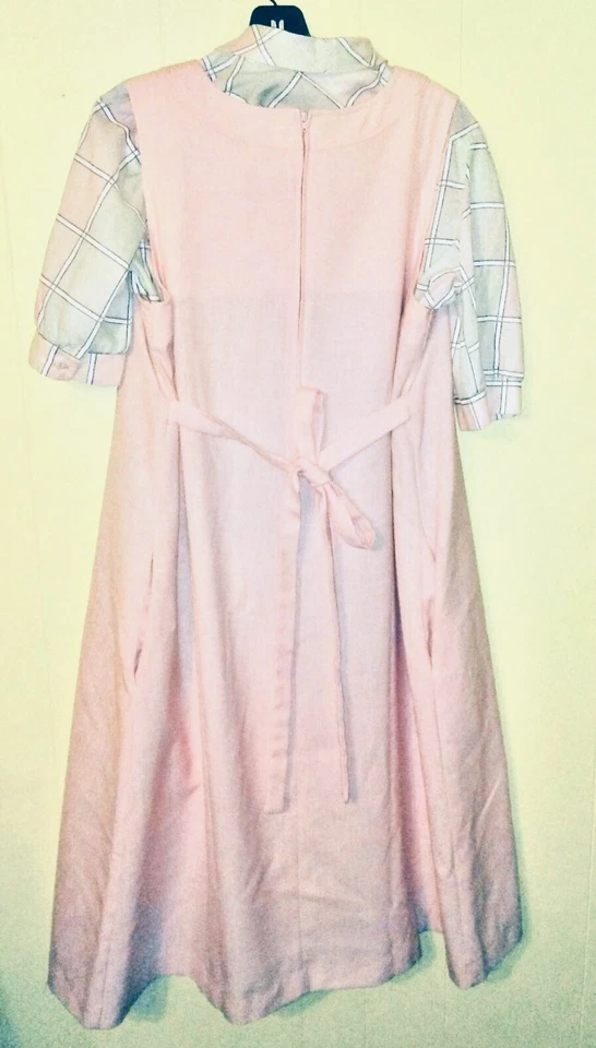 Vintage Early Motherhood Maternity Tent Linen Dress - Image 2 of 3