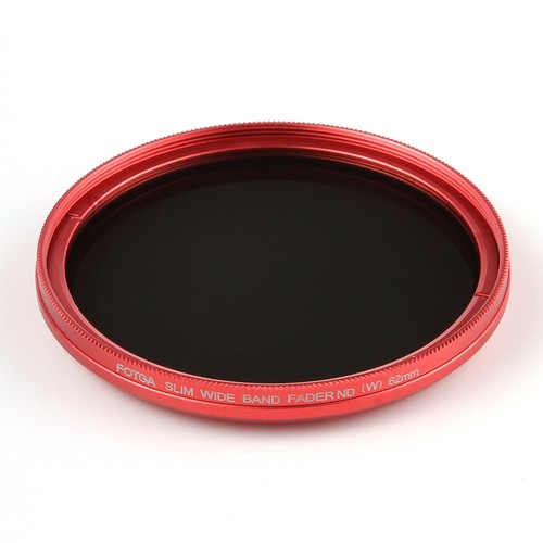New FOTGA Fader Variable ND Filter 52mm ND2 to ND400 ND100 Neutral Density Red - Picture 4 of 11