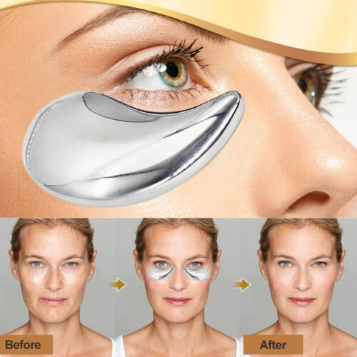 1pair Cooling Eye Pad Stainless Steel Eye Mask Ice/Hot Eye Patches For Puffy -jy - Picture 9 of 12